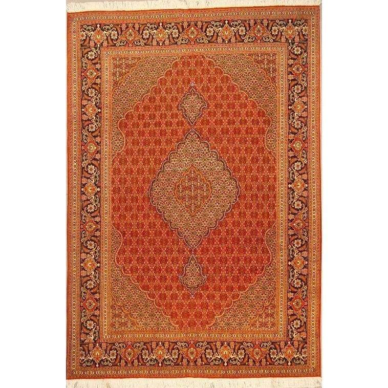 One Of The Kind Persian Tabriz Rug 10'0" x 6'9"